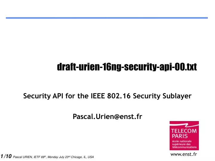 draft urien 16ng security api 00 txt