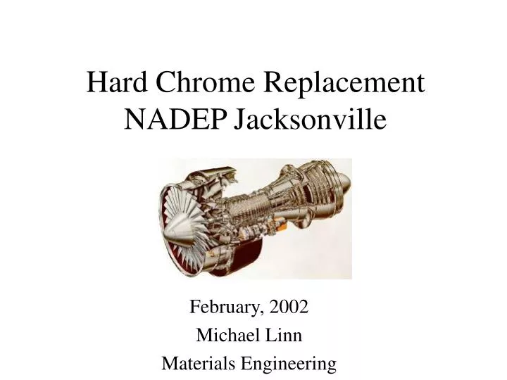 hard chrome replacement nadep jacksonville