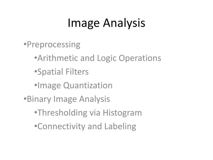 image analysis