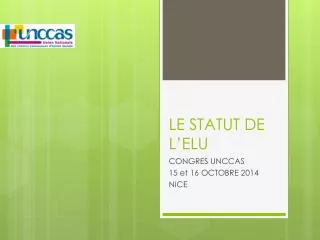 le statut de l elu