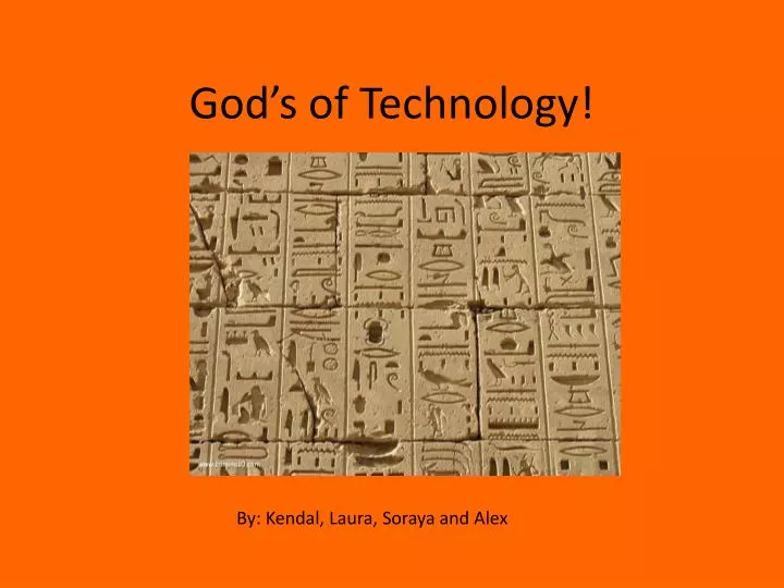 god s of technology