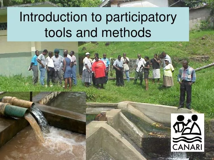 introduction to participatory tools and methods