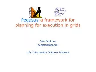 Pegasus -a framework for planning for execution in grids