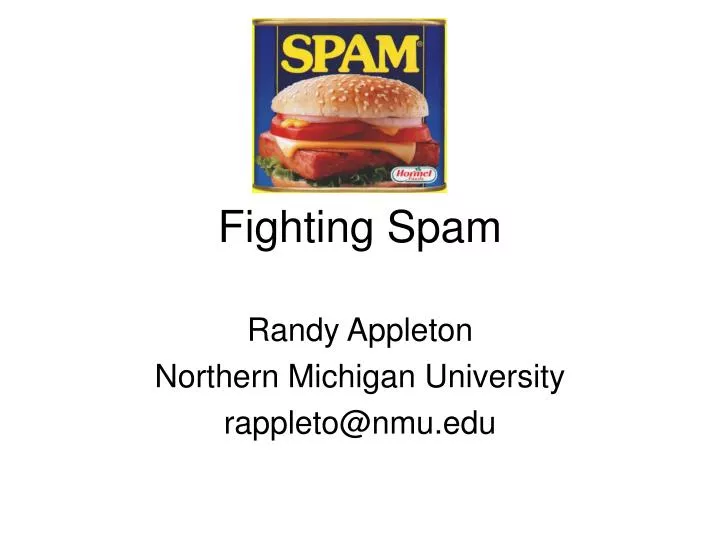 randy appleton northern michigan university rappleto@nmu edu