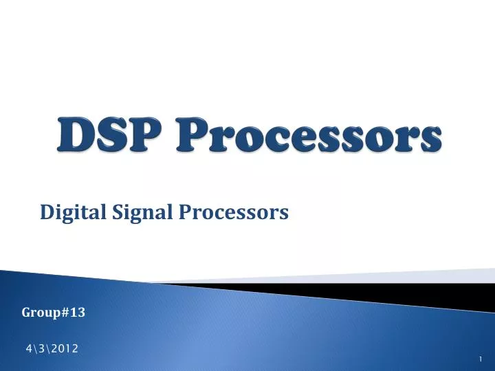 dsp processors