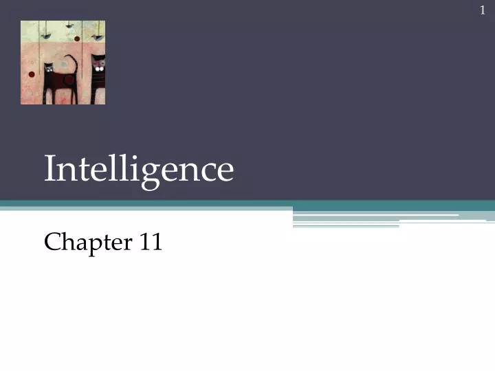 intelligence chapter 11