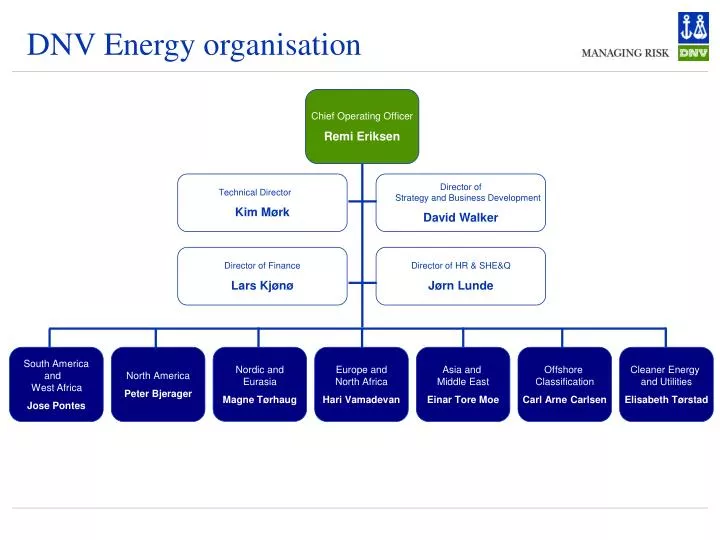 dnv energy organisation