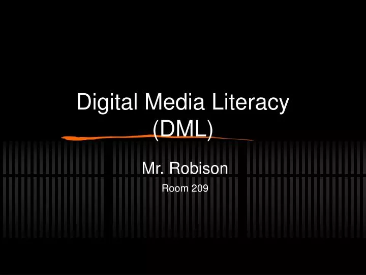 digital media literacy dml