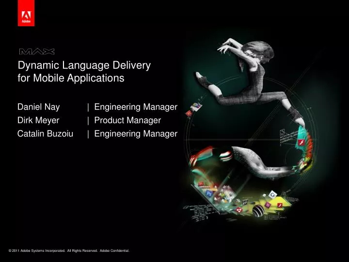 dynamic language delivery for mobile applications