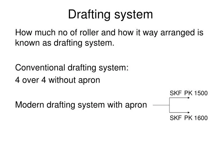 drafting system