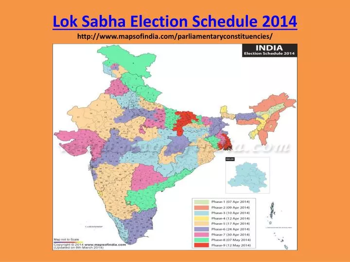 lok sabha election schedule 2014 http www mapsofindia com parliamentaryconstituencies
