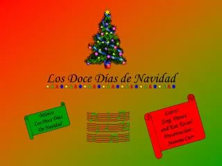 los doce d as de navidad