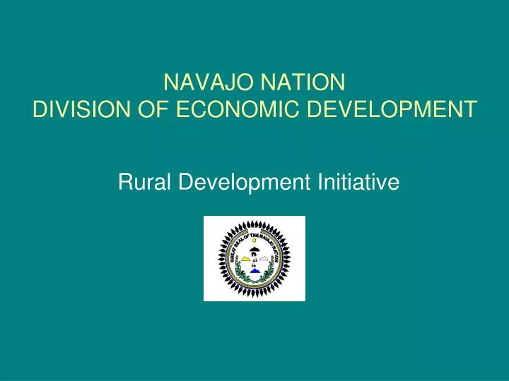 navajo nation division of economic development