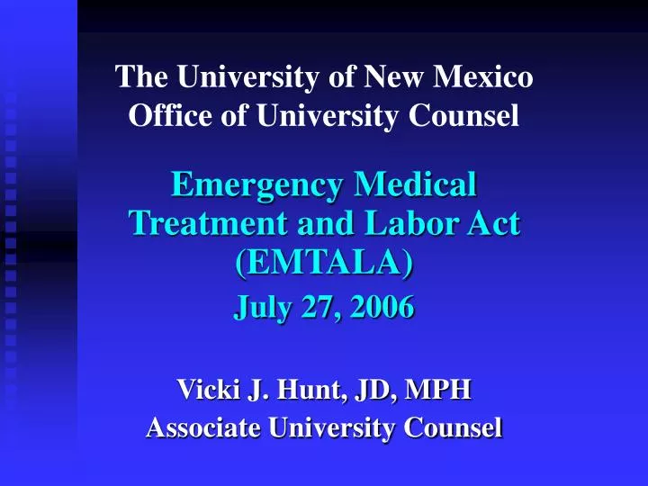 the university of new mexico office of university counsel
