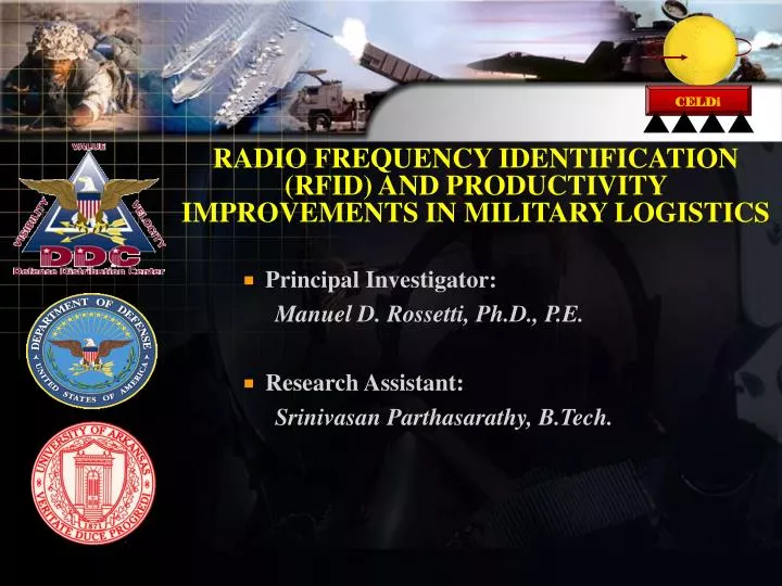 radio frequency identification rfid and productivity improvements in military logistics