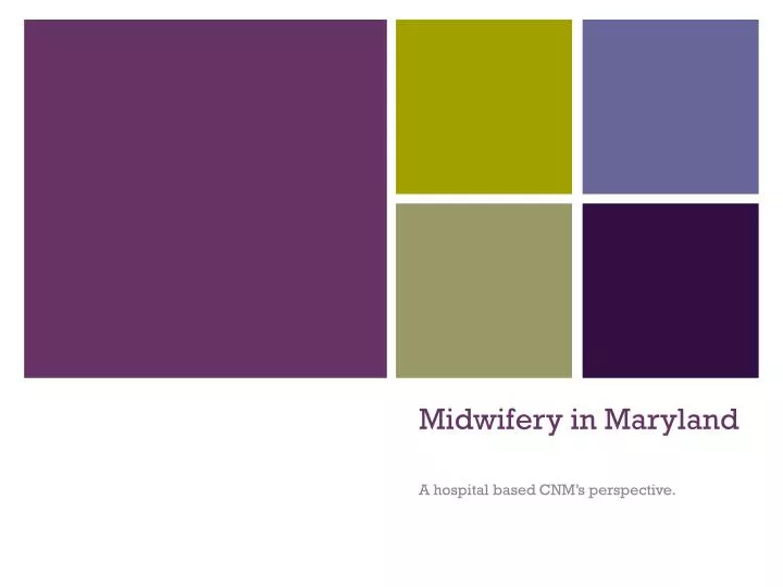 midwifery in maryland