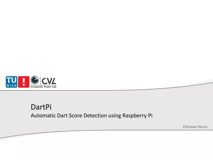 dartpi automatic dart score detection using raspberry pi