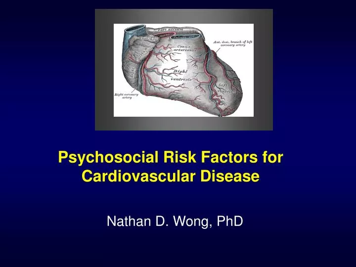 psychosocial risk factors for cardiovascular disease