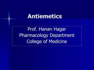antiemetics