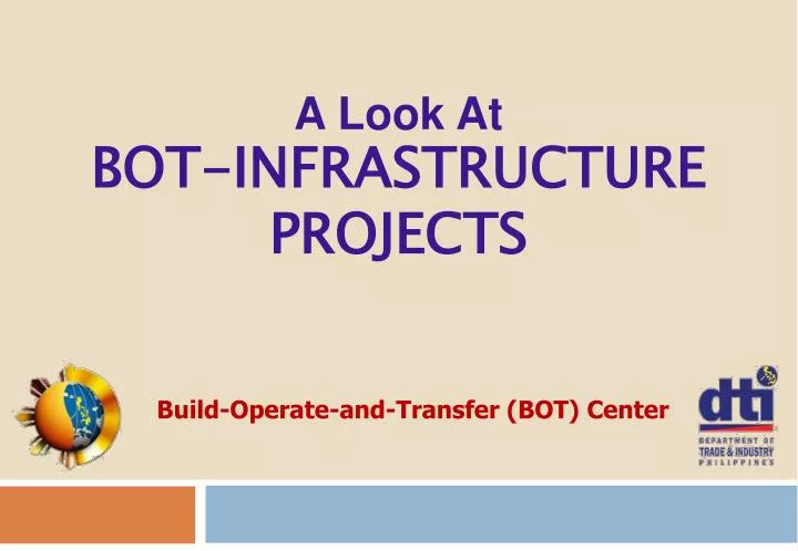 a look at bot infrastructure projects