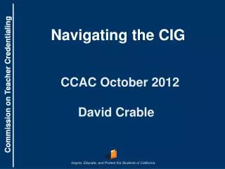 CCAC October 2012