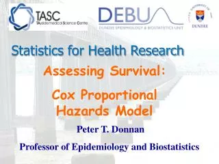 Assessing Survival: Cox Proportional Hazards Model