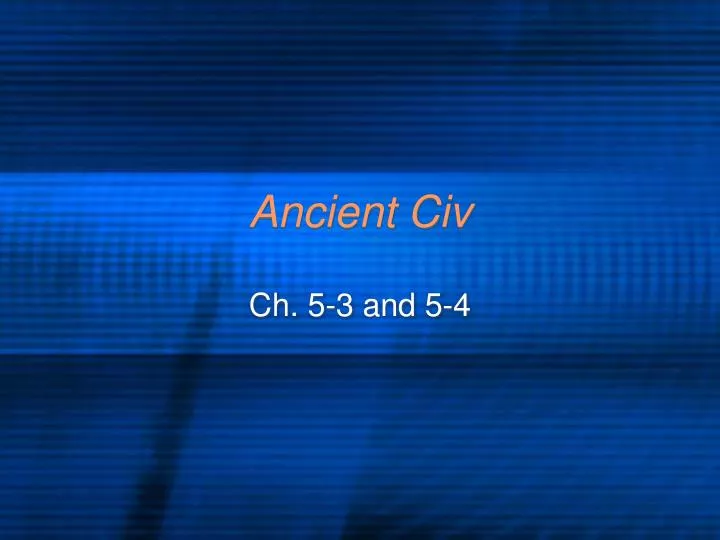ancient civ