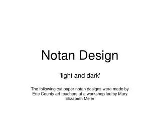 Notan Design
