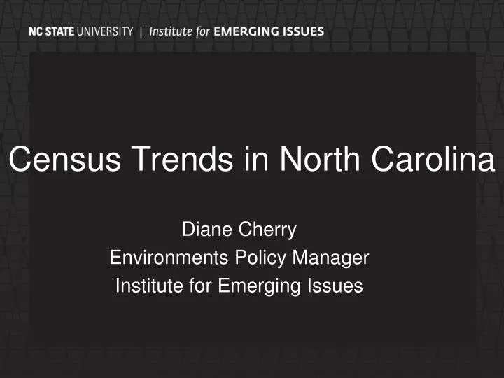 census trends in north carolina