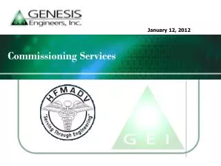 Commissioning Services