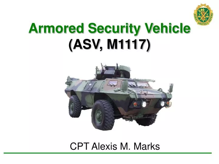 armored security vehicle asv m1117