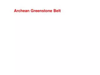 Archean Greenstone Belt