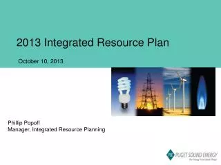 2013 Integrated Resource Plan