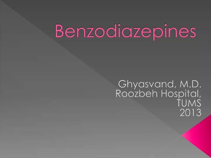 benzodiazepines