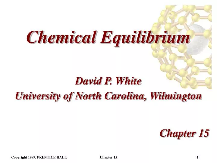 chemical equilibrium