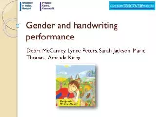 Gender and handwriting performance