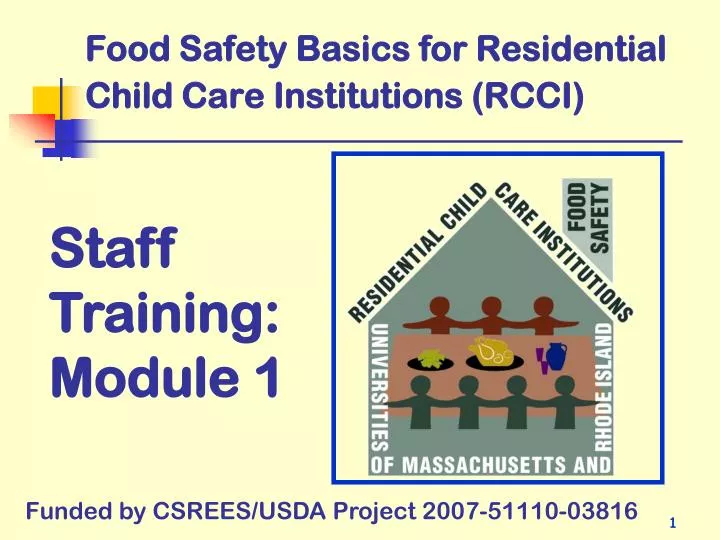 food safety basics for residential child care institutions rcci