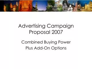 Advertising Campaign Proposal 2007