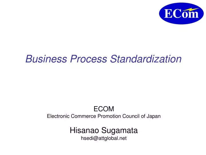 business process standardization