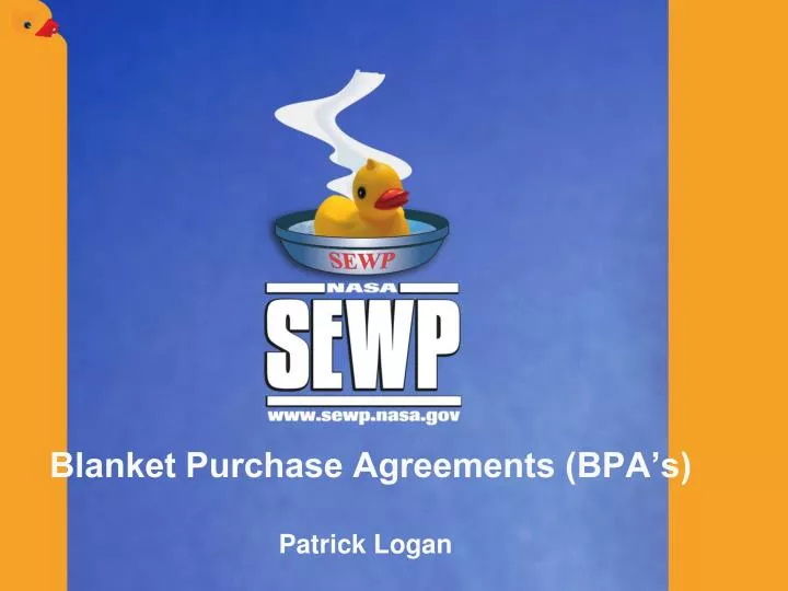 blanket purchase agreements bpa s