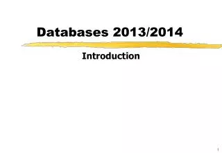 Databases 2013/2014