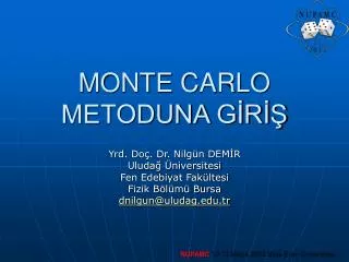 monte carlo metoduna g r