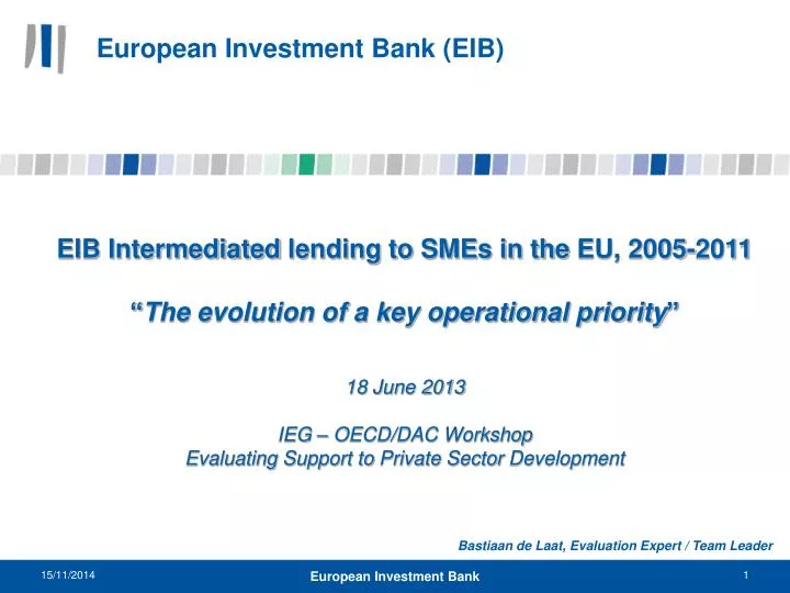 european investment bank eib
