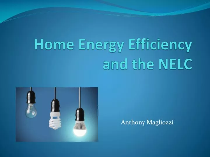 home energy efficiency and the nelc