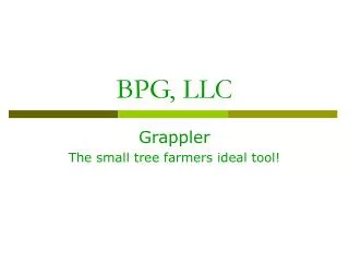 BPG, LLC