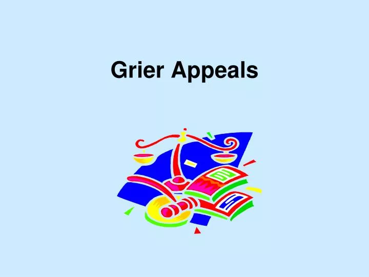 grier appeals