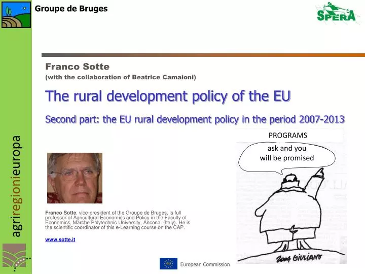 the rural development policy of the eu