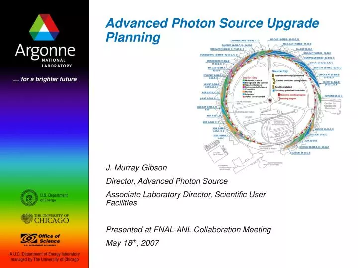 advanced photon source upgrade planning