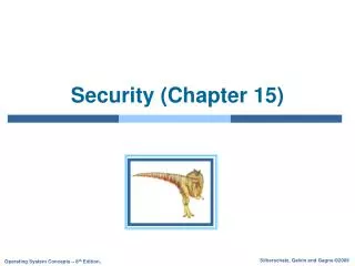 Security (Chapter 15)