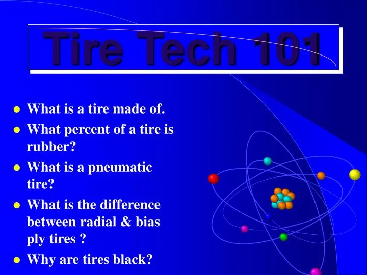 tire tech 101